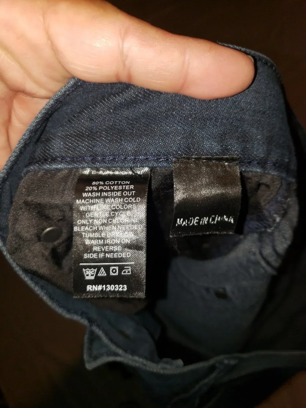 Sean John Hamilton Classic Relaxed Fit Dark Wash Jeans Men's 36x30 Denim